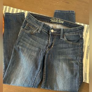 Rock star crop jeans size 4reg